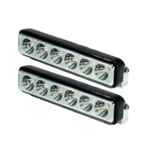 LED Work/ Flood Light, Black Housing, 6 LED, Sold as a Pair