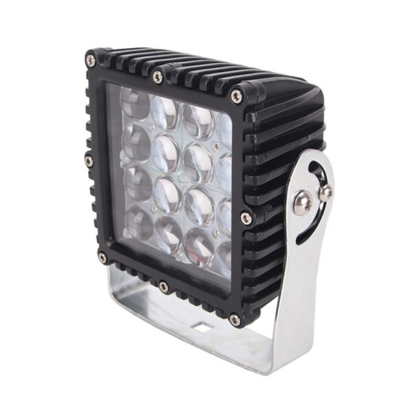 Work Light, LED Quad Row, 72 Watt 5.5" square light