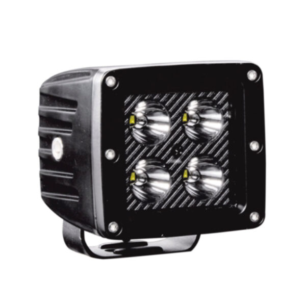 POD, 3" Square 16 Watt Spot Black Face Series